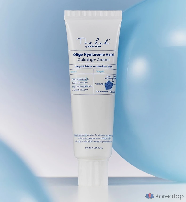 Успокаивающий крем с гиалуроновой кислотой THE LAB by blanc doux Oligo, 80 мл, 1 шт., фото 2