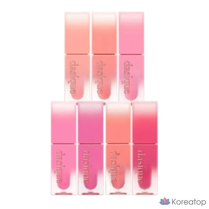 Тинт для губ Dasique Juicy Dewy Tint, оттенок Bare Nude + Bare Nude, 1 шт.