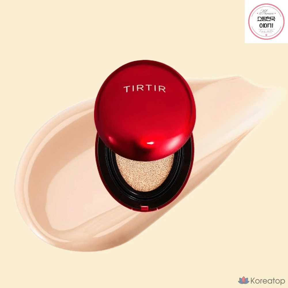 TIRTIR Mini Mask Fit Red Cushion, 4,5 г, 1 шт., № 21 цвета слоновой кости, фото 2