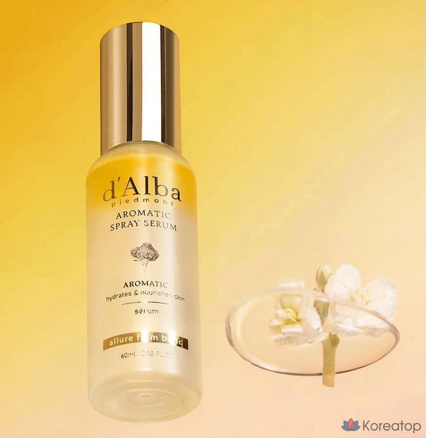 Ароматическая сыворотка-спрей D'alba с белым трюфелем, 60 мл, 1 шт.