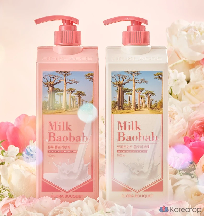 Шампунь Milk Baobab с ароматом «Цветочный букет», 1 л, 1 шт., фото 3