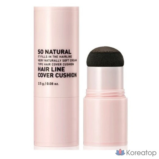 Тональный крем So Natural Hairline Cover Cushion 2,5 г, темно-коричневый (BROWN DARK), 1 шт.