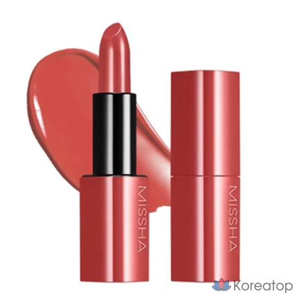 Помада Missha Dare Rouge Sheer Slick, 1 шт., цвет 03. Кленово-красный.