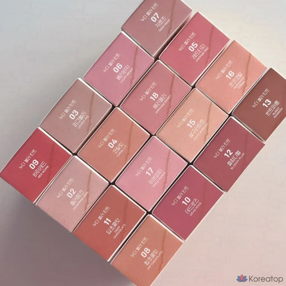 Тинт для губ Colorgram Nude Blur Tint, оттенок Coral Lit, 5 г, 1 шт., фото 3