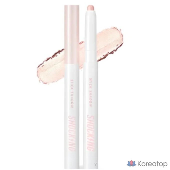 Тональные тени-карандаш Tony Moly The Shocking Color Fixing Stick Shadow, 1 г, 04 БЕЛЫЙ (молочно-белый), 1 шт.