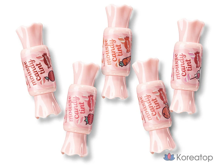 Тонирующий мусс The Saem Sammul Mousse Candy Tint 8 г, 2 шт. Клубничный мусс, 1 шт., фото 4