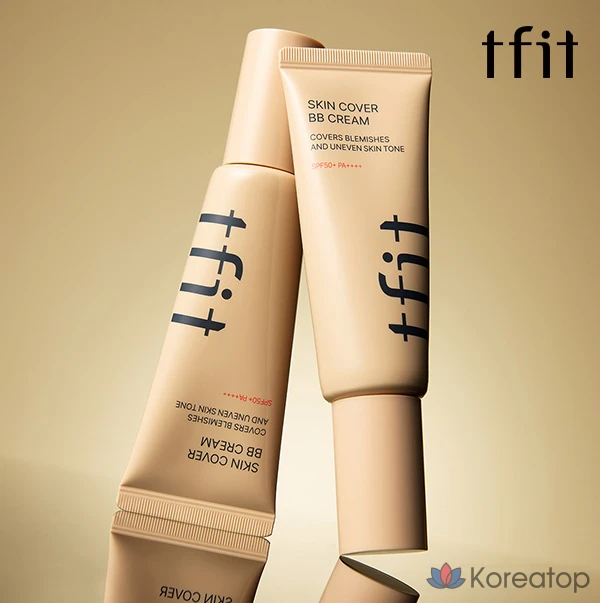 BB-крем Tipit Skin Cover 30 г, маскирующий покраснения, татуировки и недостатки кожи, водостойкий, BW04 Buff, 1 шт., фото 3