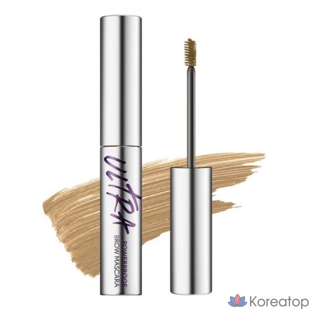 Missha Ultra Powerproof Brow Cara, 4 г, светло-коричневый, 1 шт.