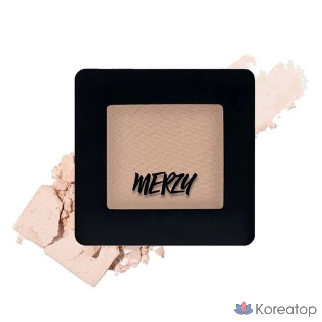 Тени для век MERZY the First, оттенок E6, цвет лилия ваниль, 1 шт.