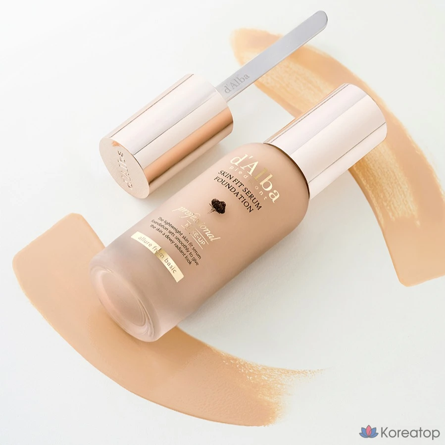 Шпатель для тональной основы D'alba Skin Fit Serum Foundation Spatula, 40 мл, 1 шт., № 21, фото 3