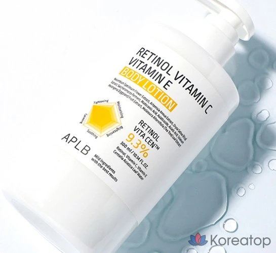 Лосьон для тела APLB Retinol Vitamin C Vitamin E, 300 мл, 1 шт.