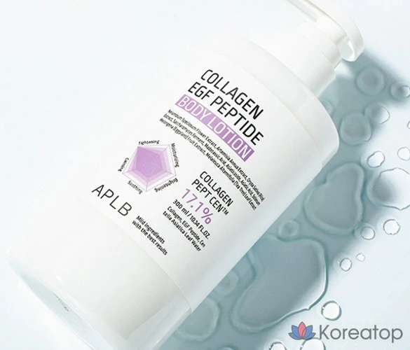 Лосьон для тела APLB с коллагеном и EGF-пептидами, 300 мл, 1 шт.
