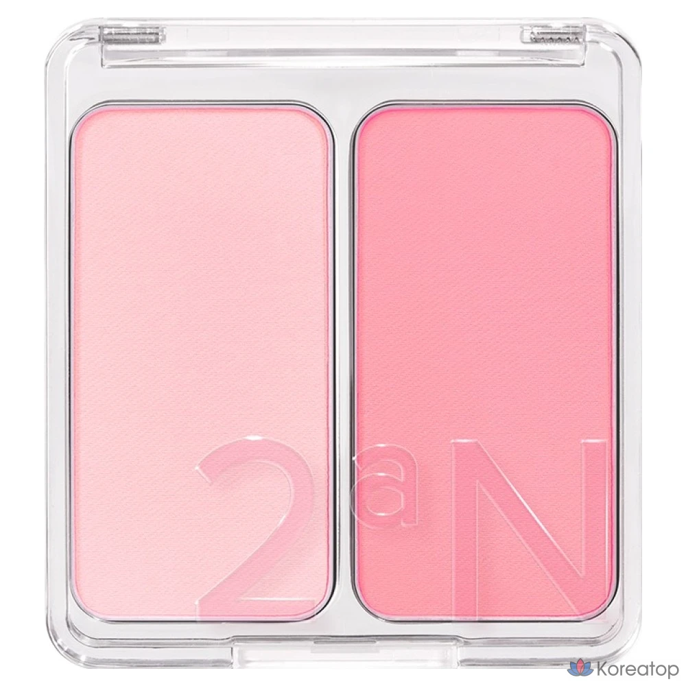 Тинт для щек 2an Dual Cheek, оттенок 17 Bubble Heart, 4.7 г, 1 шт.