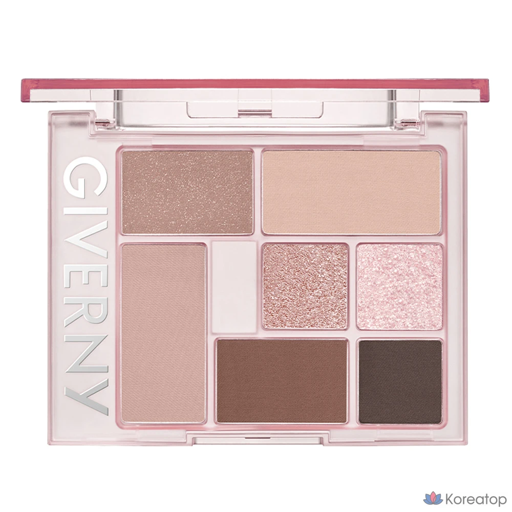 Тени для век Giverny Nuance G Eye Palette, оттенок 2 Gracy Chatelaine, 8.2 г, 1 шт.