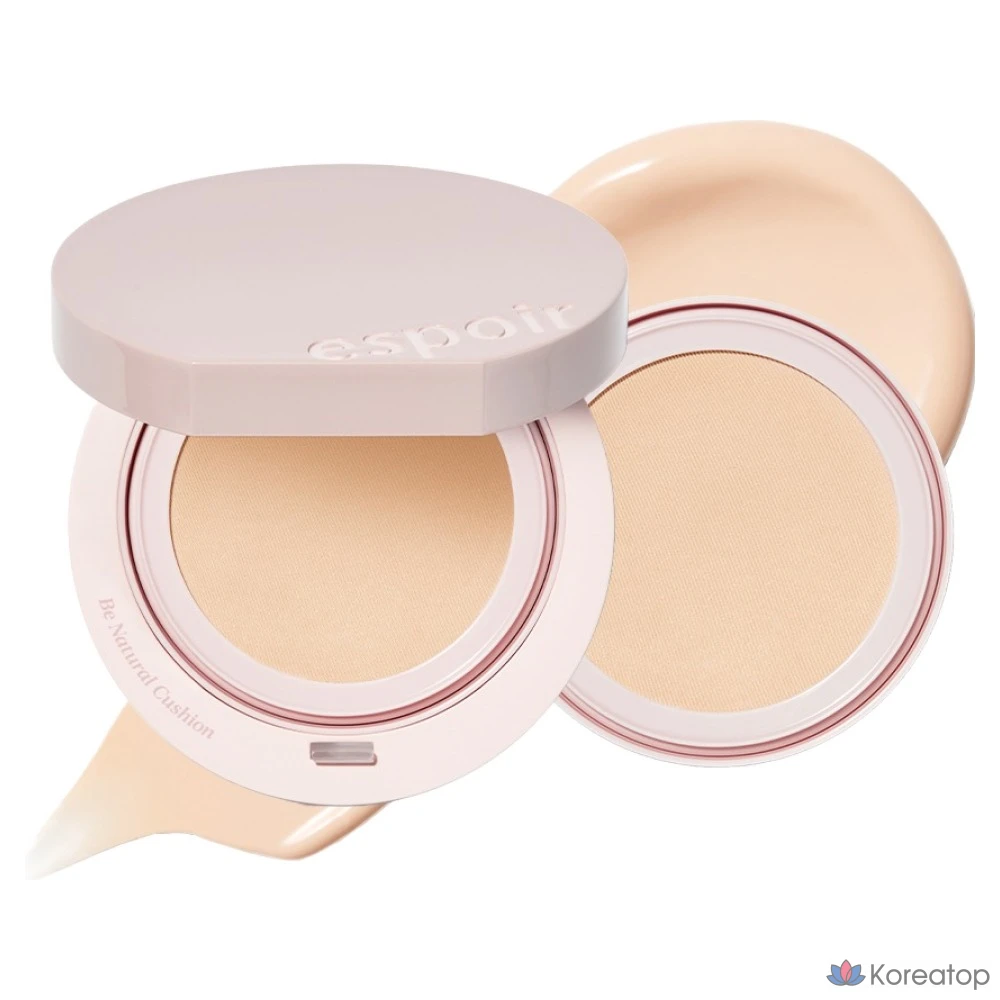 Espoir Benatural Cushion 14 г + набор сменных блоков 14 г, 01 ваниль, 1 шт.