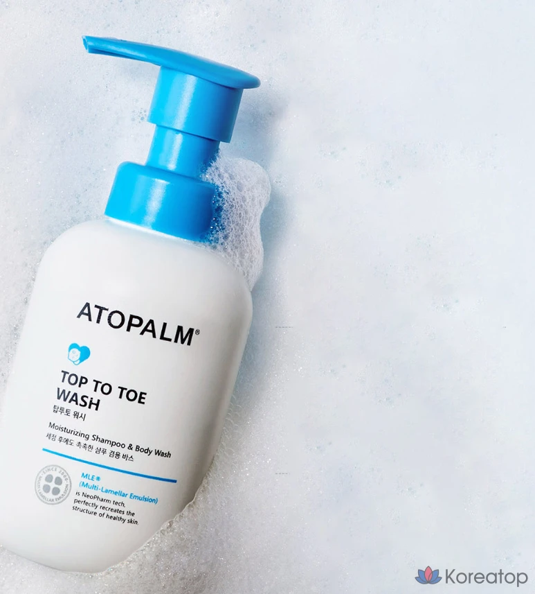 Очищающее средство для тела Atopalm Top-to-Toe Wash All-in-One, 460 мл, 1 шт., фото 5