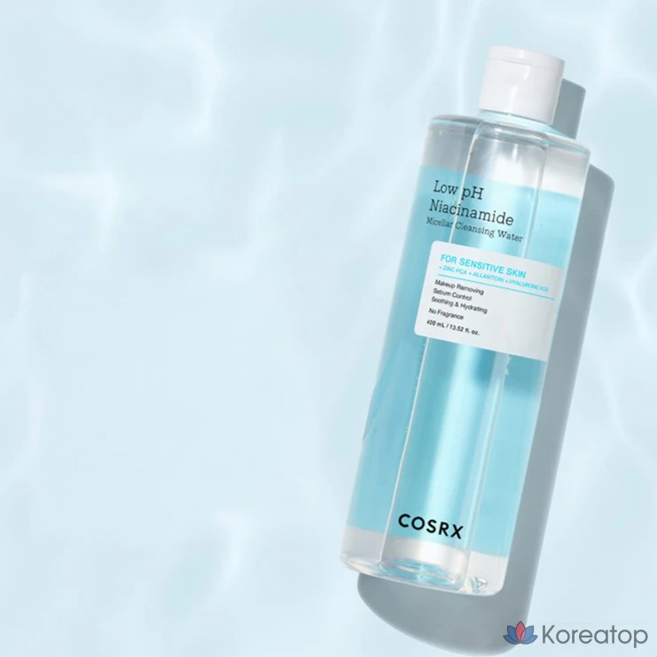 Мицеллярная очищающая вода COSRX с мягкой кислотностью и ниацинамидом, 400 мл, 1 шт.