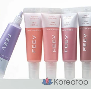 Румяна-сыворотка FEEV Hyper Fit Color Serum Mini Blusher, цвет «Ледяная лаванда», 10 мл, 1 шт., фото 4