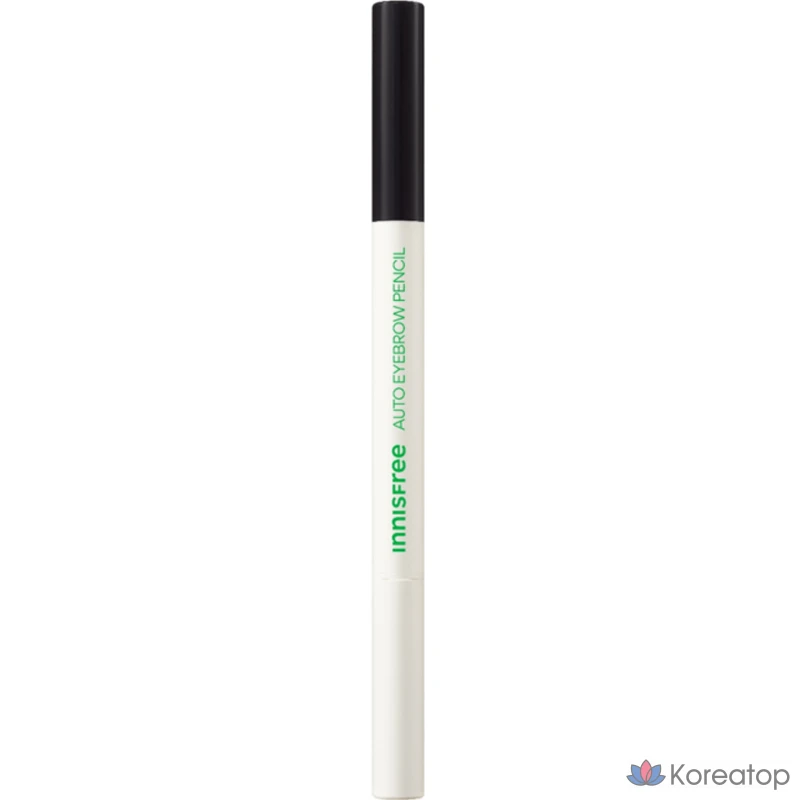 Карандаш для бровей Innisfree Flat Eyebrow Pencil, 0.3g, черный, 1 шт.