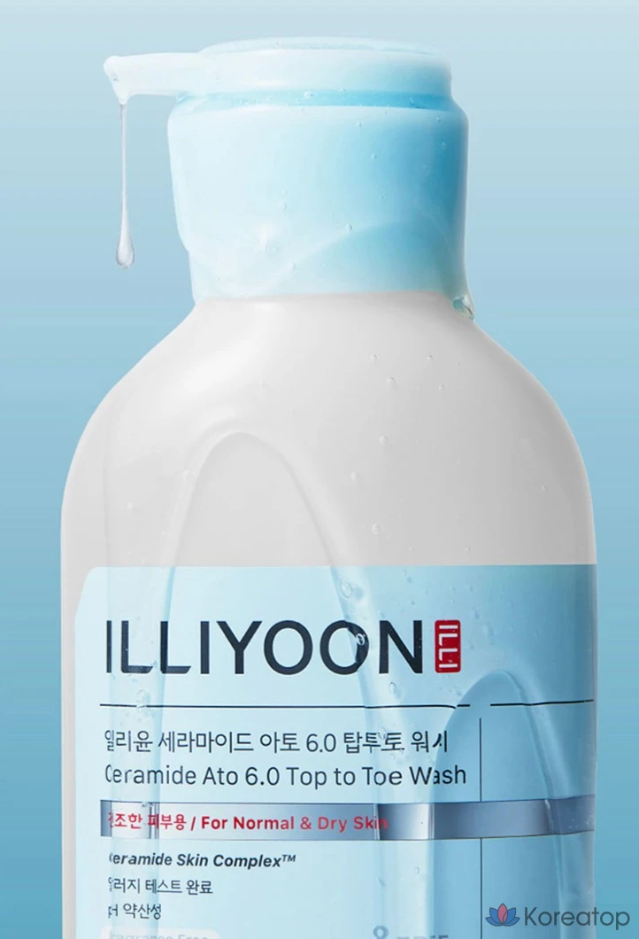 Гель для душа Illiyoon Ceramide Ato 6.0 Top-to-Toe, 500 мл, 1 шт.