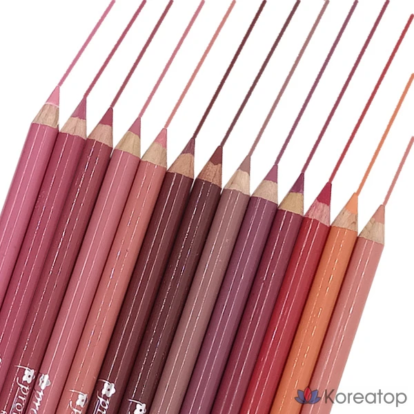 Карандаш для губ Prolance Wood Lip Liner Pencil, 51, красный, 1 шт.