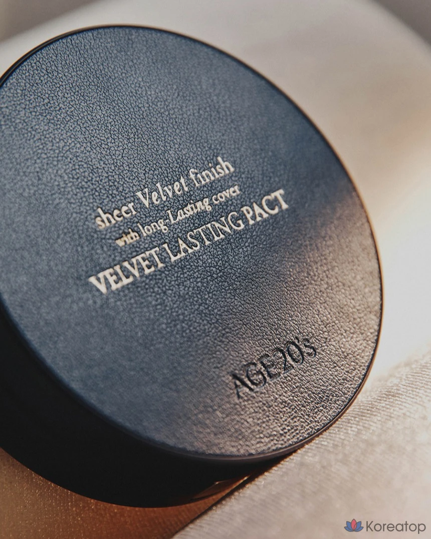 Age 20's Velvet Lasting Pact 14g + сменный блок 14g, 23C Petal Beige, 1 шт., фото 2