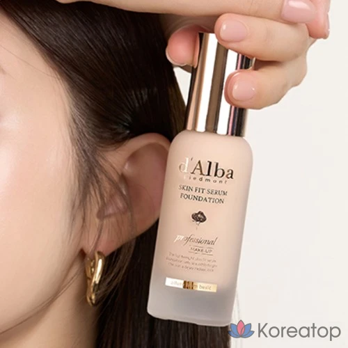 Шпатель для тональной основы D'alba Skin Fit Serum Foundation Spatula, 40 мл, 1 шт., № 21, фото 4