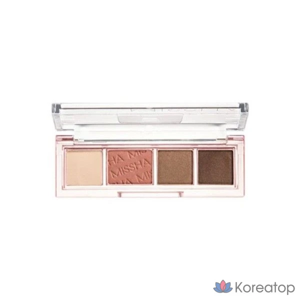 Missha Day Vibe Palette (№ 4 Prima Pink), розовый, 1 шт.