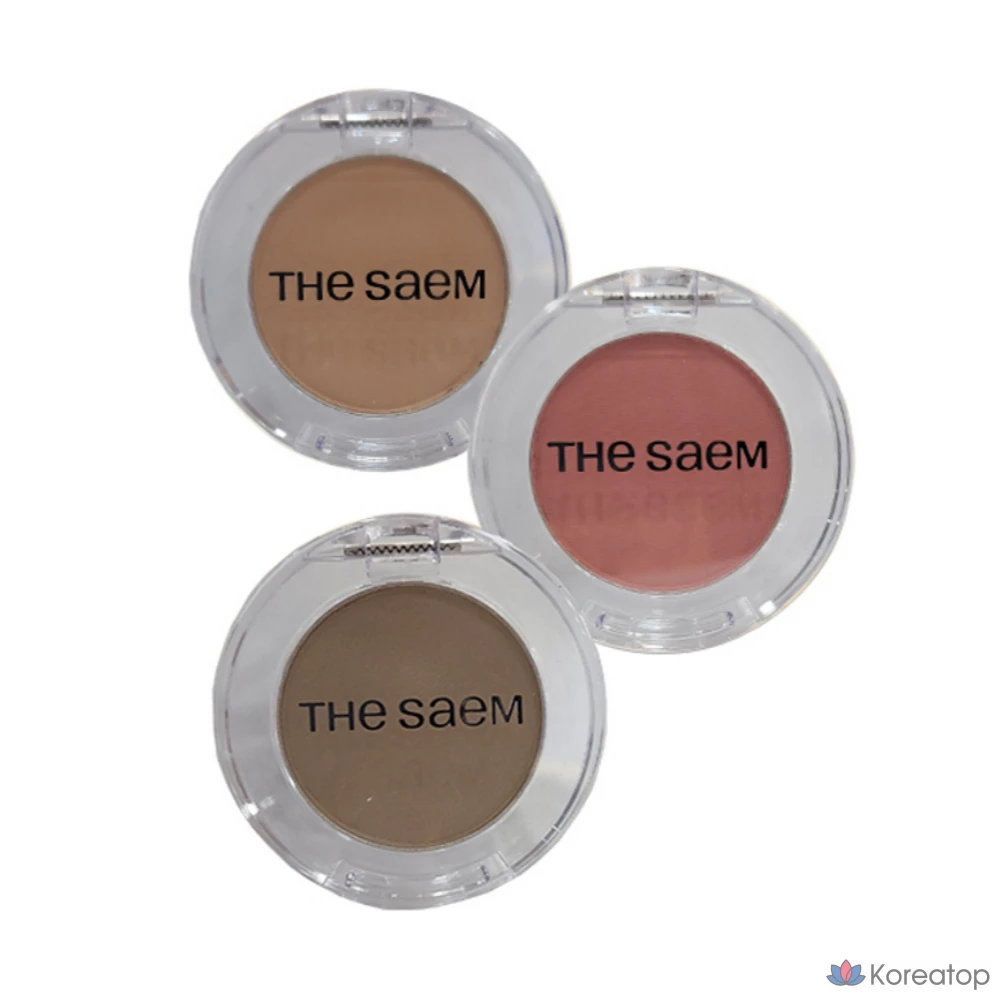 Матовые тени для век The Saem Sammul Single Shadow New, 2 г x 1, фото 3