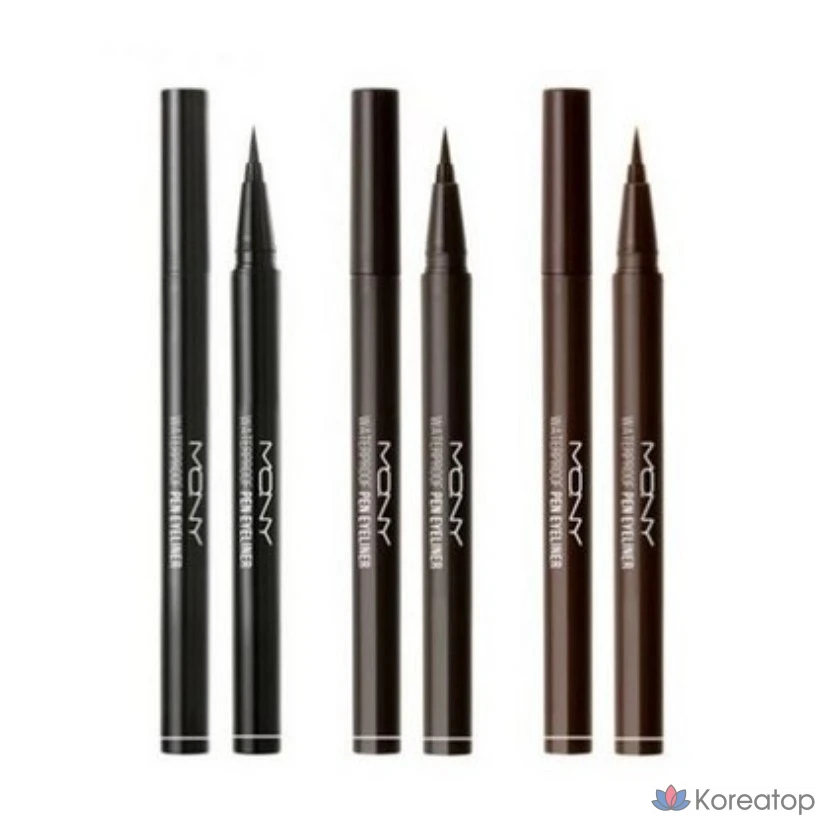 Водостойкая подводка для глаз Mqny New York, 0,6 г, темно-коричневый цвет, 1 шт.