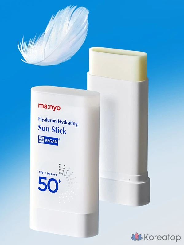 Manyo Factory Гиалуроновый увлажняющий солнцезащитный стик SPF50+ PA++++, 1 шт., 18 г
