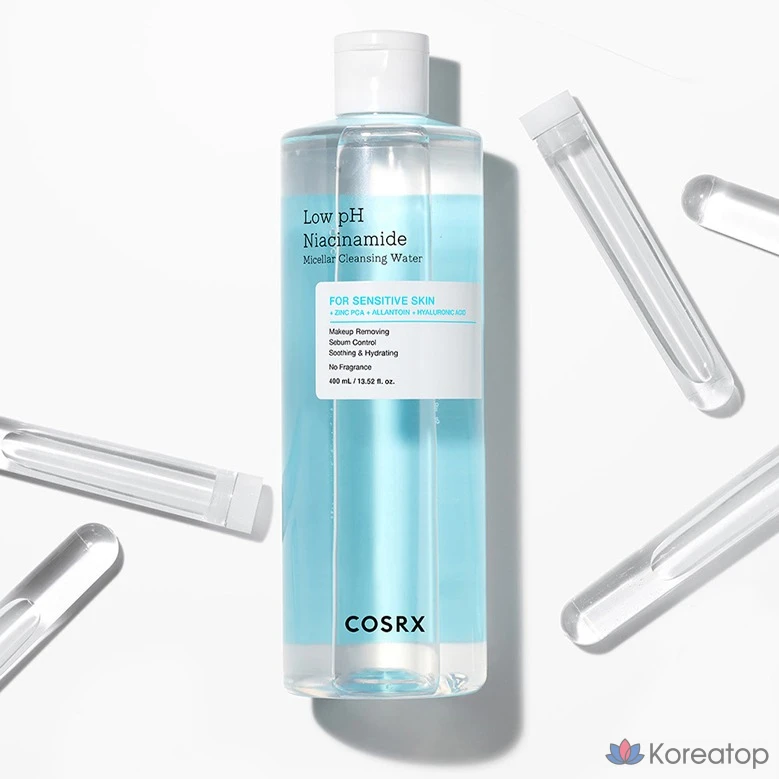 Мицеллярная очищающая вода COSRX с мягкой кислотностью и ниацинамидом, 400 мл, 1 шт.
