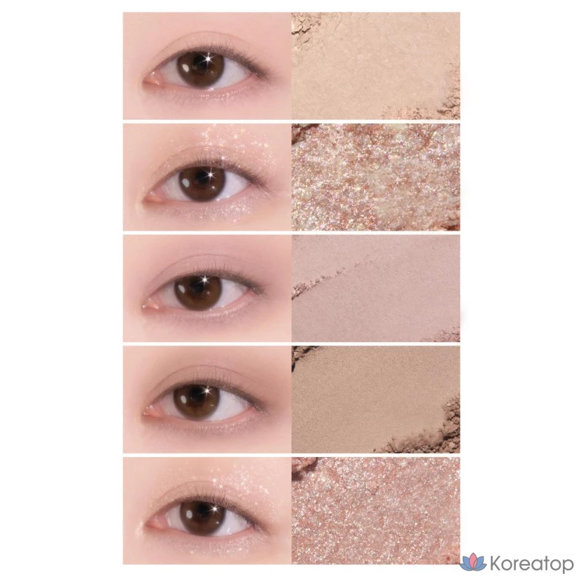 Палетка теней для век Lilybyred Mood Keyboard Eye Palette, 02, 1 шт., фото 6