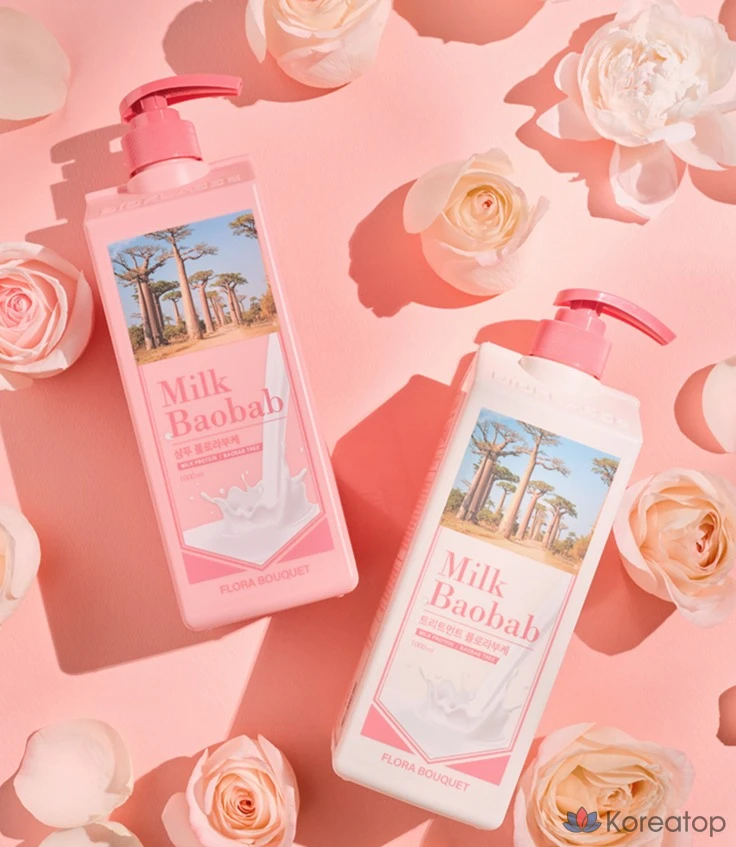 Шампунь Milk Baobab с ароматом «Цветочный букет», 1 л, 1 шт., фото 4