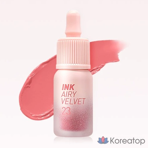 Peripera Ink the Airy Velvet Lip Tint, 23 Star Peach, 4 г, 1 шт.
