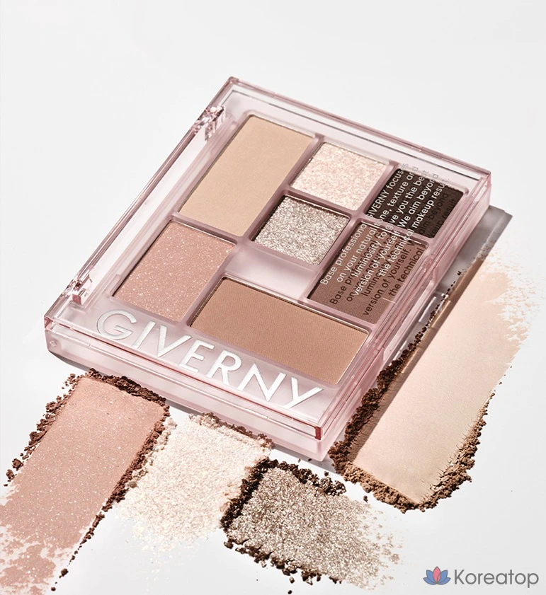 Тени для век Giverny Nuance G Eye Palette, оттенок 2 Gracy Chatelaine, 8.2 г, 1 шт., фото 2