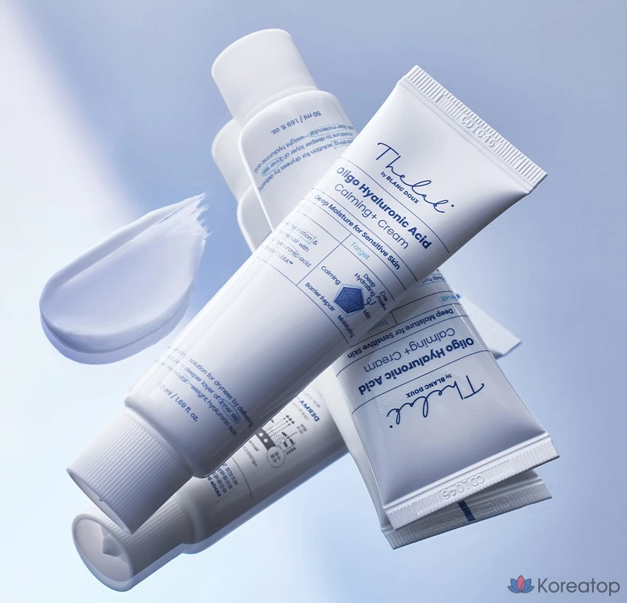 Успокаивающий крем с гиалуроновой кислотой THE LAB by blanc doux Oligo, 80 мл, 1 шт., фото 4