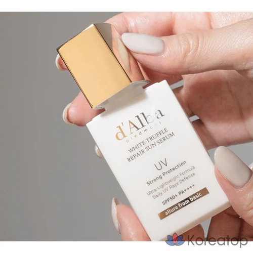Солнцезащитная сыворотка D'alba White Truffle Repair Sun Serum SPF50+ PA++++, 35 мл, 1 шт.