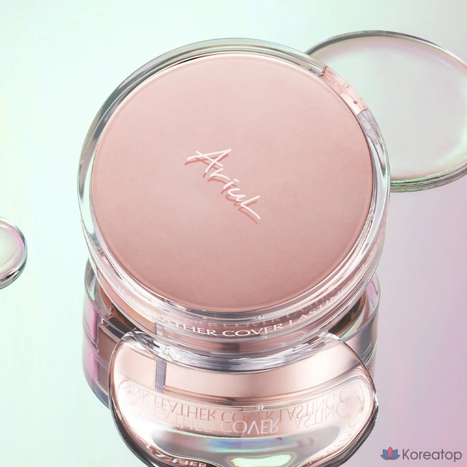 Тональный крем-кушон Ariel Ink Feeder Cover Lasting Cushion Foundation SPF50+ PA++++ 15 г, № 01 Ваниль, 1 шт., фото 2