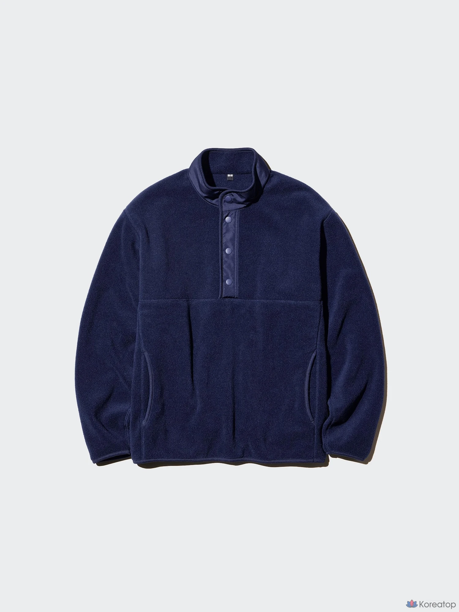 Пуловер Uniqlo Fleece Button-Up Pullover
