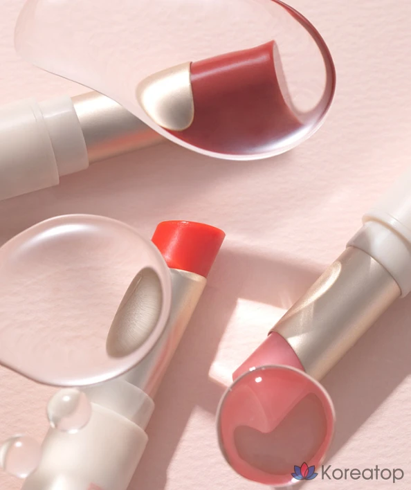 Блестящий тонирующий бальзам для губ MERZY Glossy Melting Tinted Color Lip Balm, GL3 About Pig, 4 г, 1 шт., фото 6