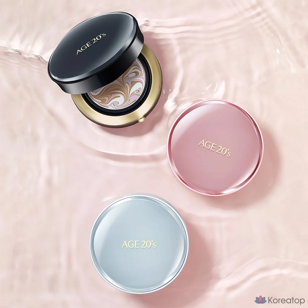 Сменный блок Age20s Signature Essence Pact Master 2 + пустой футляр, увлажняющий крем с двойным бархатным покрытием, age20s, сменный блок Signature Pact Master 2 + пустой футляр 1, увлажняющий крем № 13, 1 шт., фото 6