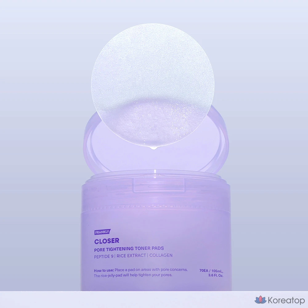 Тонер-подушечки Frankly Closer, 105 мл, 1 шт., 70 листов