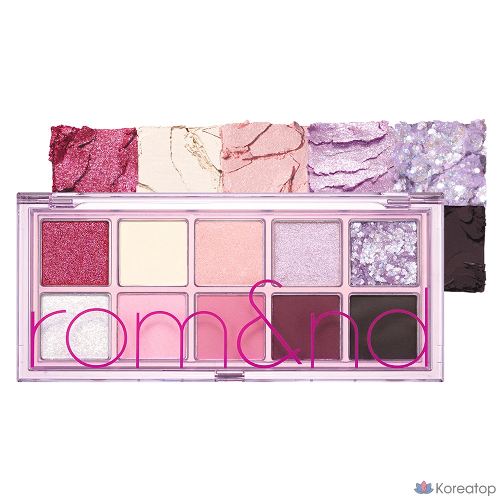 Палетка теней для век ROM&ND Better Than Palette, оттенок 07 Berry Fuchsia Garden, 1 шт.