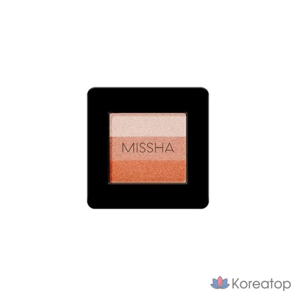 Тени для век Missha Triple Shadow 2 г, оттенок Orange Parade, 1 шт.