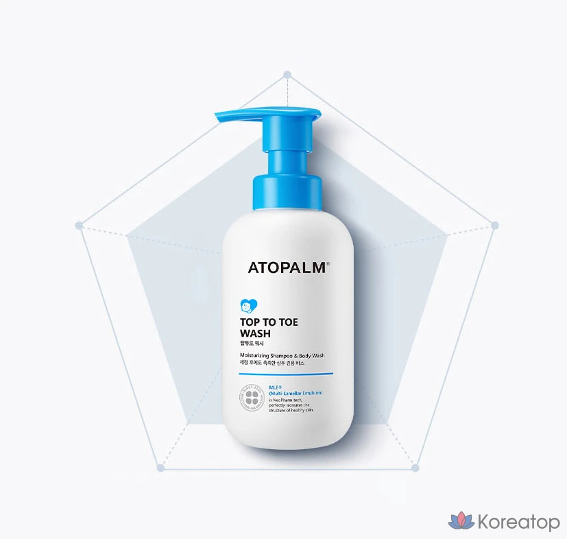 Очищающее средство для тела Atopalm Top-to-Toe Wash All-in-One, 460 мл, 1 шт., фото 6