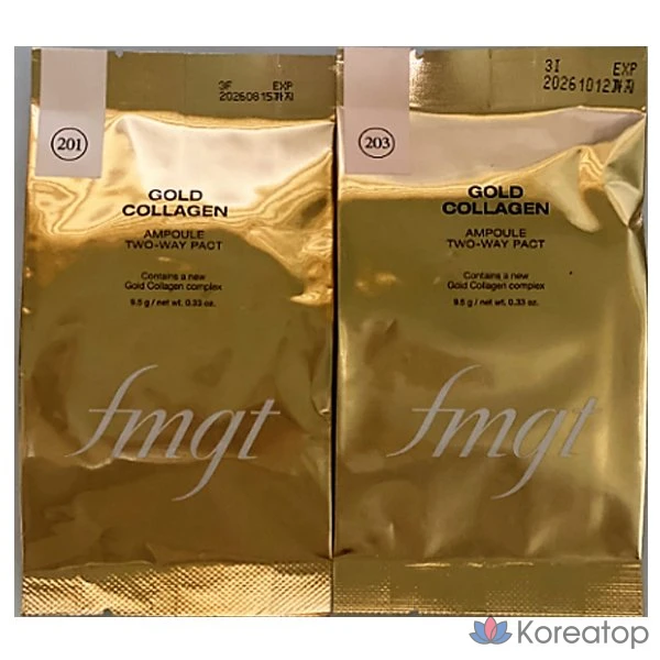 Сменный блок ампулы The Face Shop Gold Collagen Ampoule Two-Way Pact Refill 1, № 21, 1 шт.