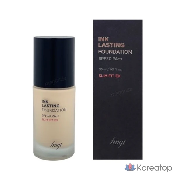 Тональный крем The Face Shop Ink Lasting Foundation Slim Fit EX, 1 шт.