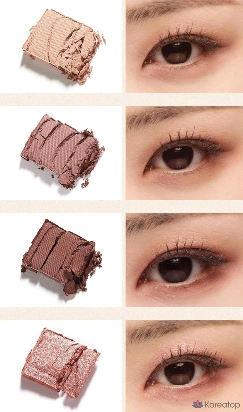 Палитра цветов Nature Republic Daily Basic, 4 оттенка, цвет 07 (бордовый), 1 упаковка., фото 5