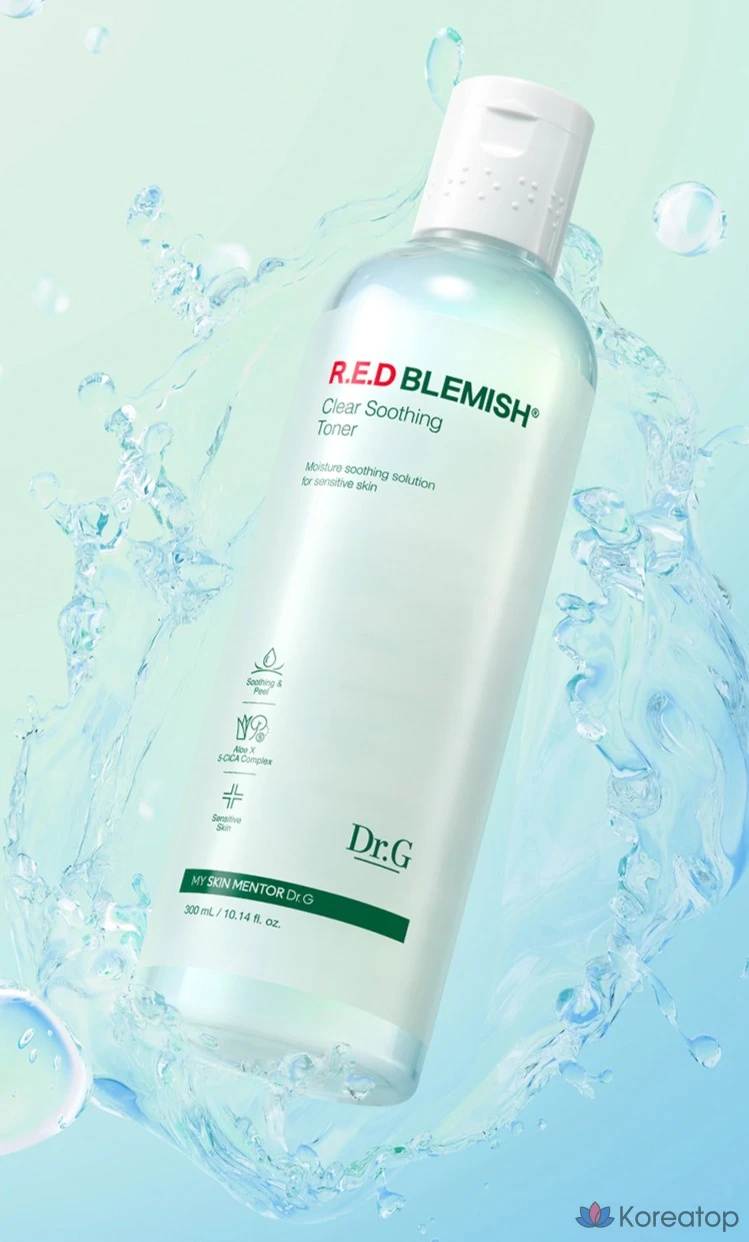 Успокаивающий тоник Dr. Ceuracle Red Blemish Clear, 300 мл, 1 шт., фото 5